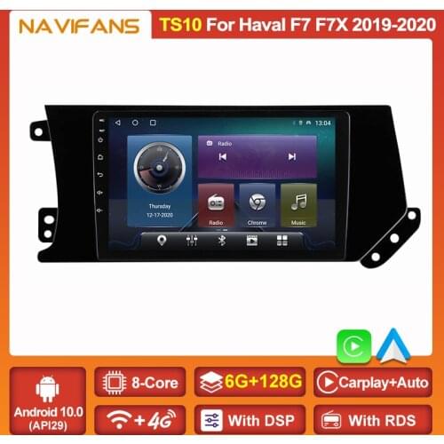 Android 11 Carplay DSP Stereo For GREAT WALL Hover Haval F7 F7X 2019 - 2020 Car Radio Multimedia Player Navi GPS Video Recorder
