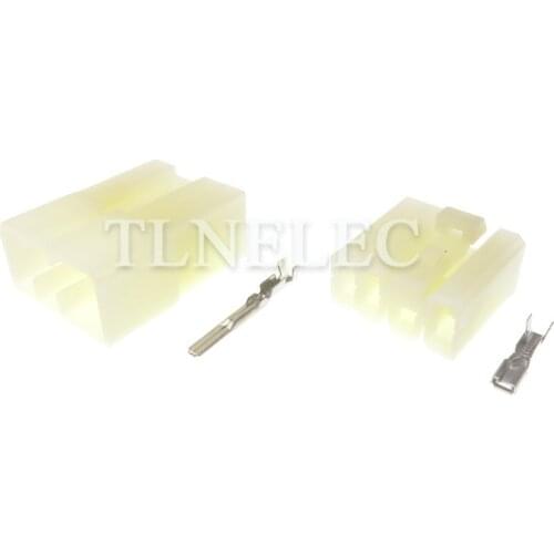 White 7 Pin Way Male Female Unsealed Car Auto Motorcycle Instrument Wiring Harness Plug Air Docking Connector