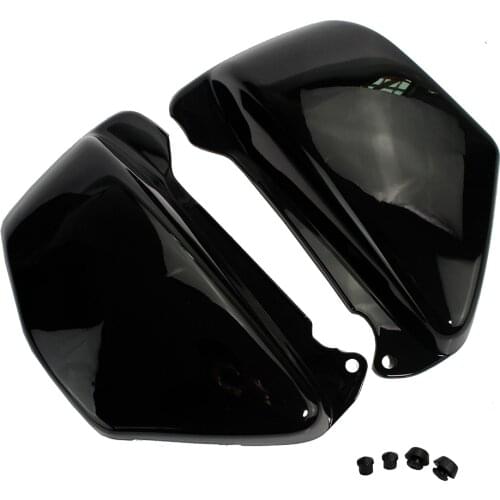 Motorcycle Black Battery Side Fairing Covers Fit For Honda Magna VF750 VF750C 1994-2004 2003 2002 2001 2000 1999 1998 1997 1996