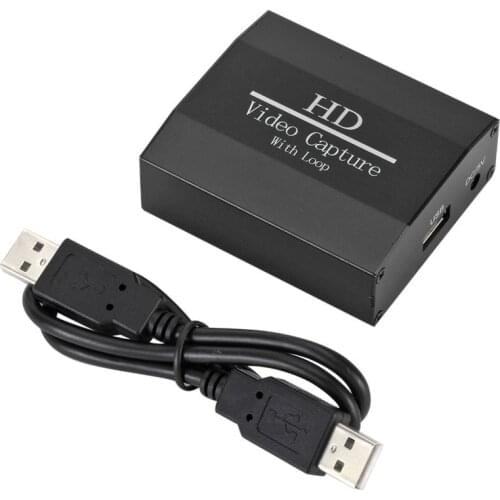 HD 1080P 4K HDMI Video Capture Card HD-MI to USB 2.0 3.0 Video Capture Game Record Box Real-Time Streaming Video Recording