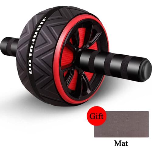 AS Roller Big Abdominal Muscle Trainer Single Waist Wheel Indoor Abs Core Workout Exercrise Training Home Gym Fitness Equipment