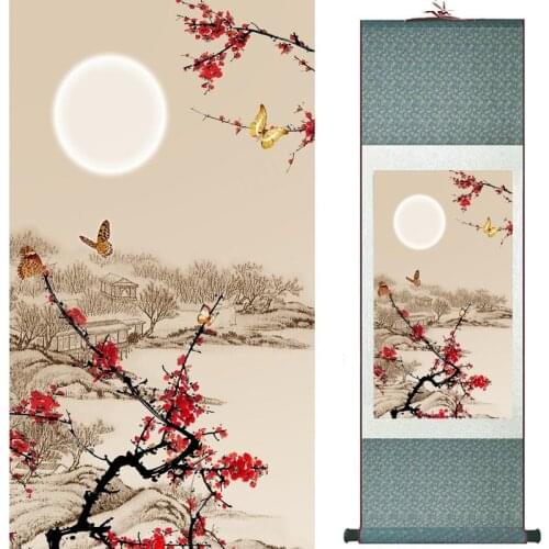 Birds and flower Art Painting Home Office Decoration Chinese scroll painting birds painting 19081739