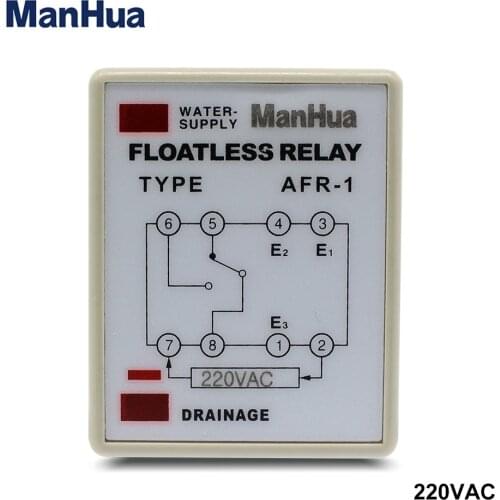 ManHua Water Supply Floatless Relay 220VAC 50/60Hz AFR-1 Water Level Controller