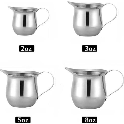 Milk Jugs Stainless Steel Frothing Pitcher Pull Flower Cups Coffee Milk Frother Latte Art Milk Foam Tool Coffeware