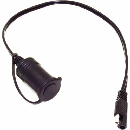 MOTOPOWER MP68993 SAE to Socket Adapter Cable Female Cigarette Adapter for SAE Quick Disconnect