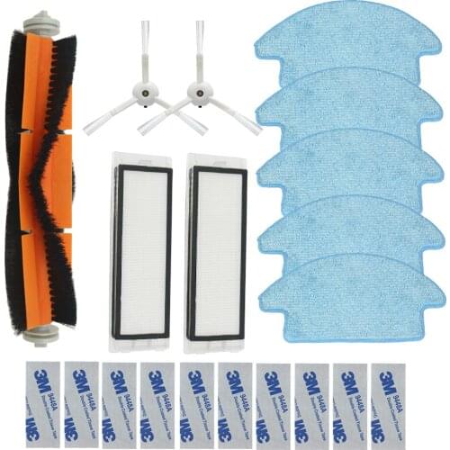 Packaging Part Pack Side Brushes HEPA Filter Roller brush for Xiaomi Robot Vacuum Cleaner Parts Spare Parts Kits