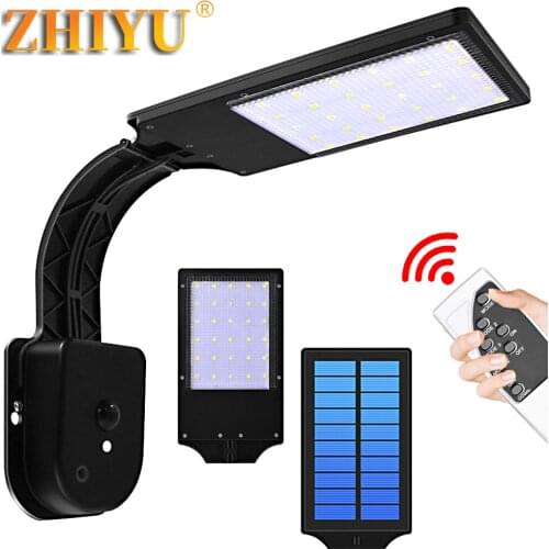 Solar Wall Light 4 Lighting Modes Outdoor Solar Light with Remote Control IP65 Waterproof Lighting Suitable for Garden Paths
