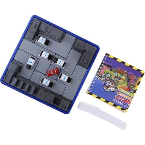 Zhenwei Figure Table Board Game Road Police Thief Puzzle Intelligence IQ 3D Puzzle 2018 Toys for Children Slide Puzzle