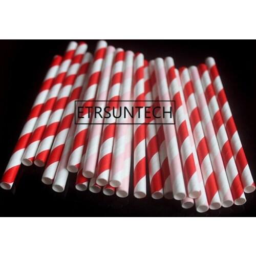 Disposable Stripe Paper Straw 10cm Eco-friendly For Kids Party Decor Short Mini Drinking Straws Wholesale