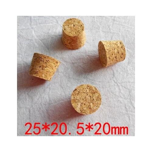 Package supplies Large cork wine bottle stopper glass jar sealing bottle Wishing bottle ceramic bottle glass 25mm*20.5mm*20mm