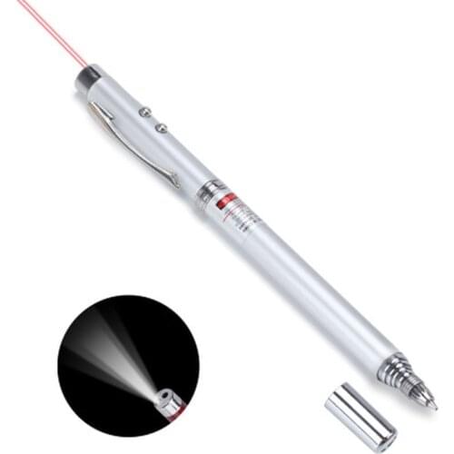 15cm Pointer Pen Metal Electronic Stationery Instructions Pen Multifunctional Laser Pointer Tool School Educational Supplies