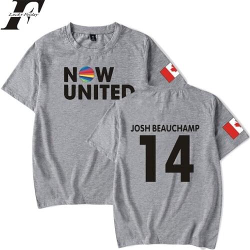 Now United Canada Josh Beauchamp 14 T Shirt for Men/women Kpop 2020 B Cotton Short Sleeve Funny T Shirt Unisex Harajuku Tops
