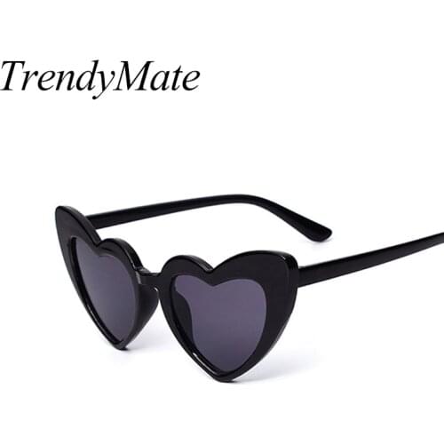 Heart Shaped Sunglasses Women Luxury Brand Designer Retro Sun Glasses for Child Glasses Lovely Boy Girl Baby Spectacles 1471T