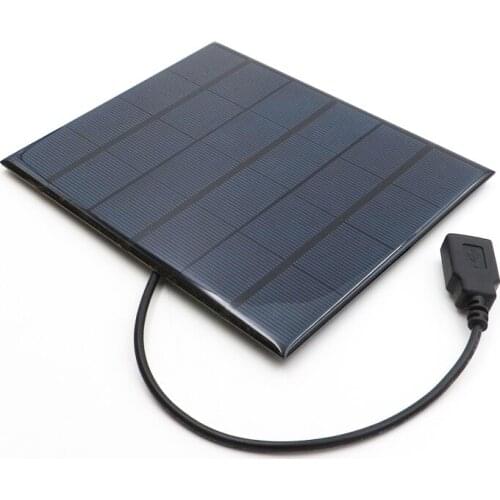 Solar Panel 3.5W 6V Solar Cell DIY Module Solar Portable Charger for USB 5V Output Mobile Phone Power Bank outdoor charger