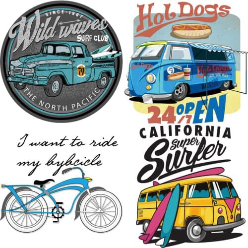 Iron on Transfer for Clothing Thermoadhesive Patches Sticker Diy Patch Car Applique Textile Vinyl Stripes Ironing Applications F