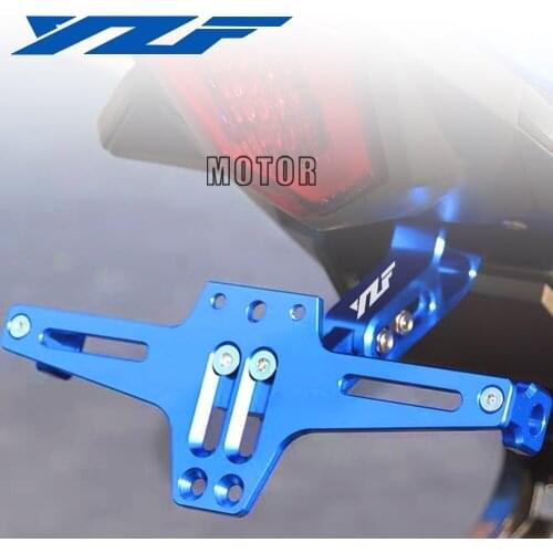 For Yamaha YZFR1 YZFR3 YZFR6 YZFR15 YZFR25 Motorcycle Adjustable Angle License Number Plate Frame Holder Bracket YZF R1 R3 R6 15