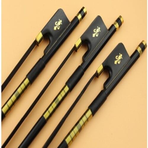 1pcs New PRO Black 4/4 Full Size Carbon Fiber Cello Bows Ebony Frog High Quality Free Shipping