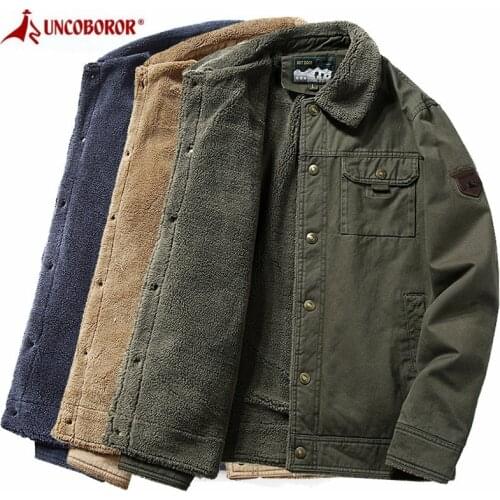 2021 Winter Jacket Men Thick Warm Military Parkas Coats Fleece Liner Cotton Fur Collar Bomber Windbreaker Jacket Plus Size 6XL