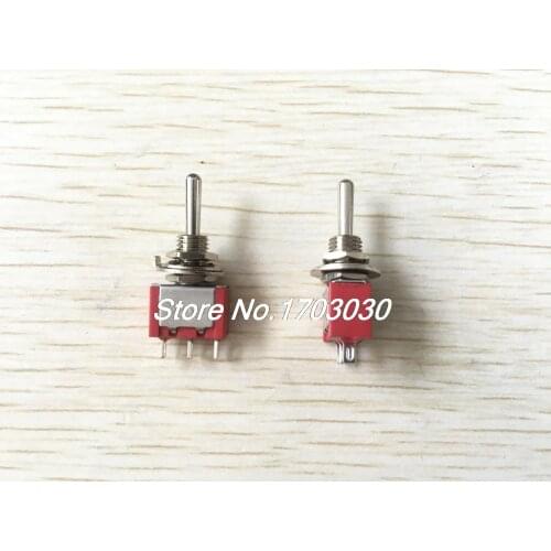 3 Pcs 2A/250VAC 5A/125VAC SPDT On/Off/On 3 Way 3 Pins Momentary Toggle Switch