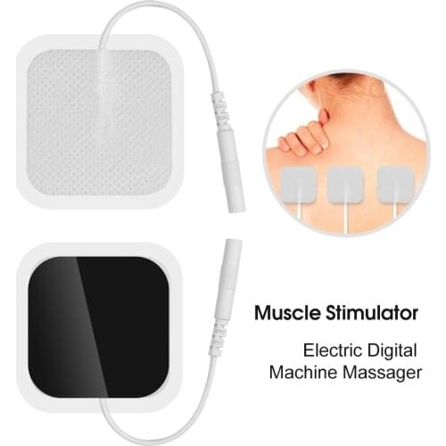 50/100 PCS Massage Electrode Pads For Electric Tens Acupuncture Digital Square 4*4/5*5 Cm Machine Electronic Physiotherapy
