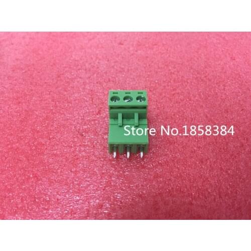 FREE SHIPPING Terminal Block ROHS 100PCS/lot 2EDG-5.08-3P + 2EDGV-5.08-3P 2EDG 2EDGV 3Pin Straight Pin Plug-in Screw
