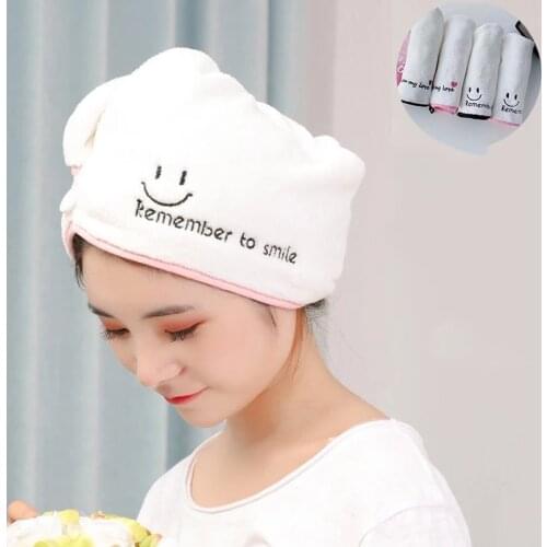 Quick Dry Hair Hat Rapided Drying Hair Towel Wrapped Super Absorbent Quick-drying Towel Bathing Cap Head Wrap Bathing Tools
