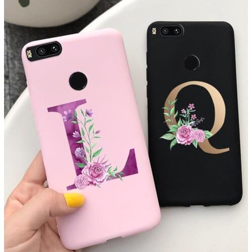 For Xiaomi Mi 5X Mi A1 Case Soft Slim Funda Cute Couple Letters Cover For Xiaomi Mi A1 5X Phone Cases MiA1 Mi5X Shockproof Coque