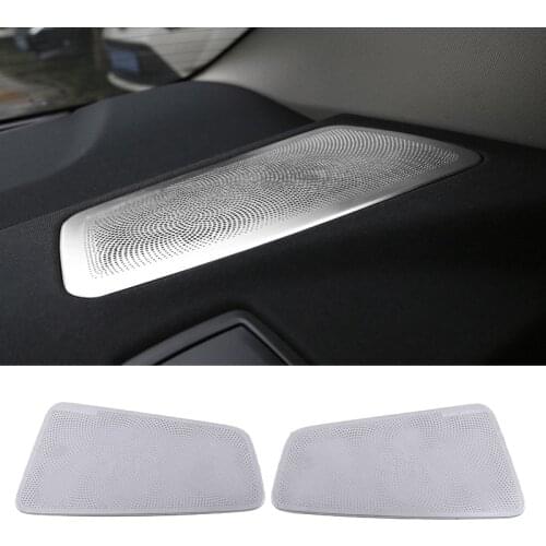 For BMW 5 Series G30 2018 2019 2020 Car Door Loudspeaker Sound Speaker Cover Trim Frame Sticker Boot horn Rear seat horn cover