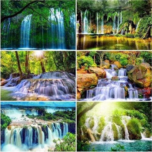 Evershine Diamond Painting Full Square Waterfall 5D DIY Diamond Embroidery Sale Landscape Rhinestones Pictures Diamond Mosaic