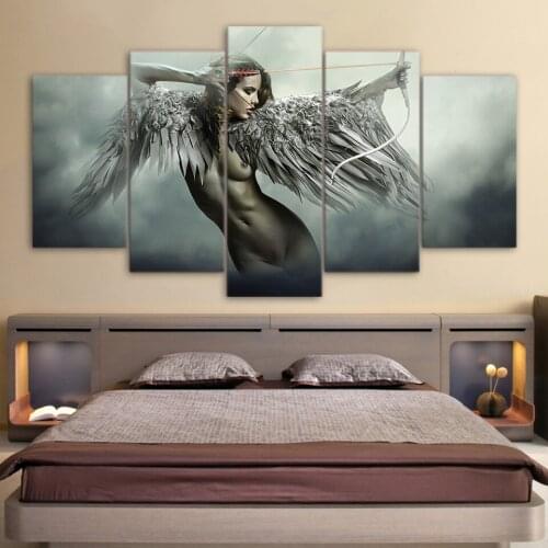 Full Square/Round Drill 5D DIY diamond painting 5pc Sexy angel Pictures mosaic Diamond Embroidery Wall Arts J0850
