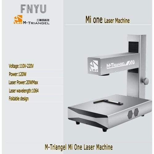 Laser machine One-click marking M-Triangel Mi One Power 20W Max Wavelength 1064 Quick install Foldable New product listing
