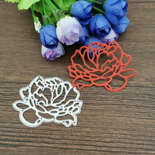 Love Flower Metal Cutting Dies Stencils For DIY Scrapbooking Decorative Embossing Handcraft Die Cutting Template
