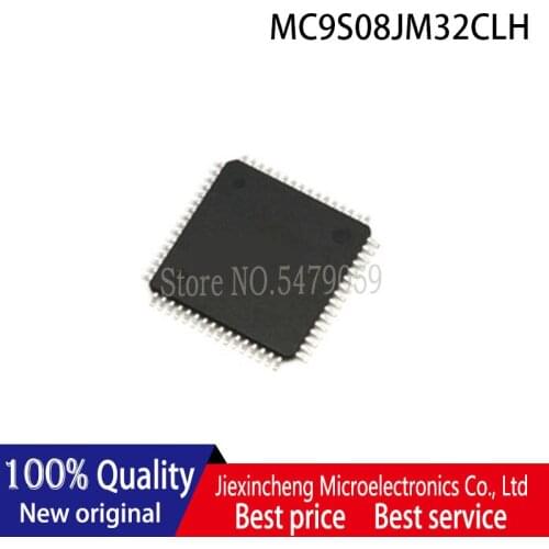 2PCS MC9S08JM32CLH MC9S08JM32 MCU 8BIT 32KB FLASH 64LQFP