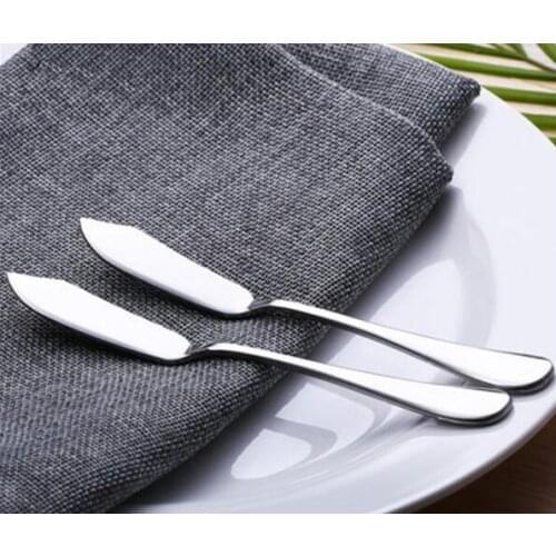 Stainless steel Utensil Cutlery Butter Knife Cheese Dessert Jam Spreader Breakfast Tool
