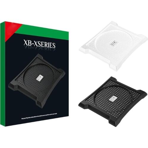 Game Console Non-slip Vertical Stand Cooling Mount ABS Bracket Holder Dock Base Cradle for Box Series X