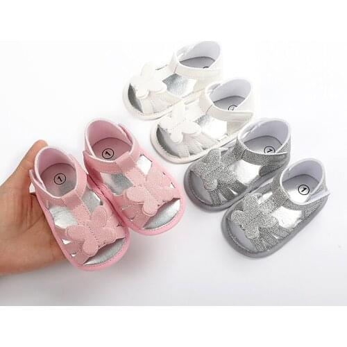 2020 The New Bow Baby sandals Shoes Soft Sole Baby Anti-Slip sandals Girls Shoes