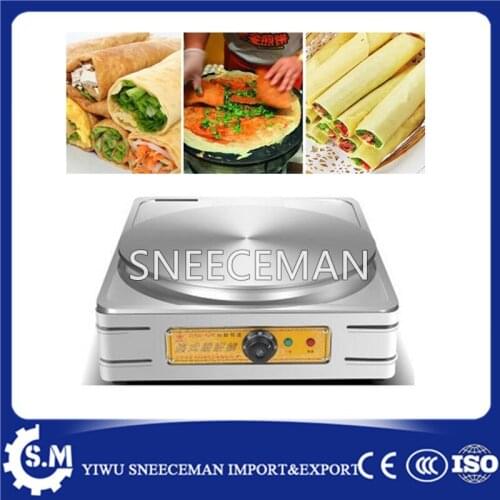 Single pan electric type crepes machine pancake making machine on sale