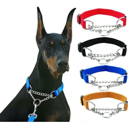 Dog Collar Large Dog Walk The Dog P Chain Adjustable Pet for Medium and Large Dog Collar Dog Training Accessories Pet Supplies