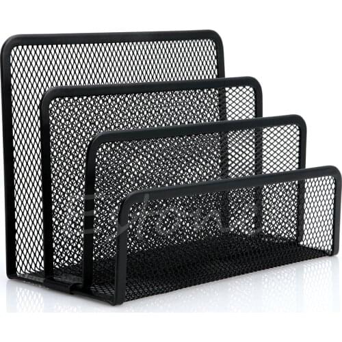Mesh Letter Sorter Mail Document Tray Desk Office File Holder Organiser Business P9YA