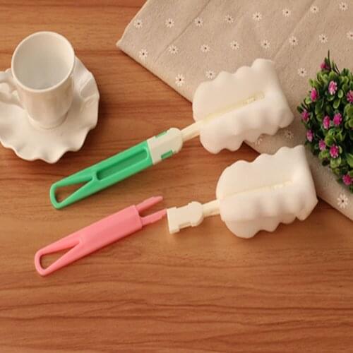 Decontamination Glass Bottle Brush to Clean Wash Cup Sponge Brush Long Handle cepillos para botella lass Bottle Brush Cups Clean