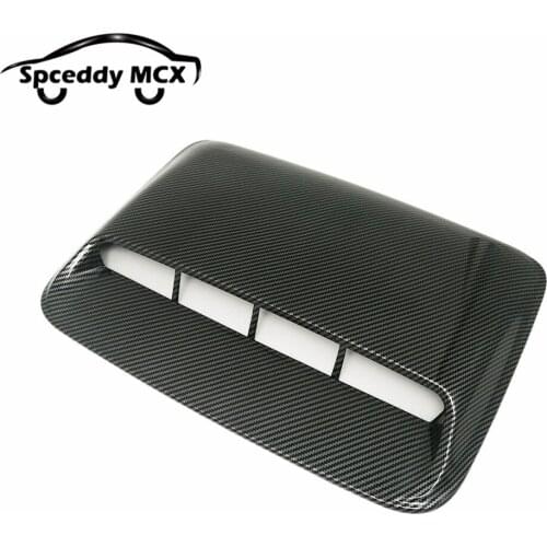 Spceddy 40*28*4.5CM ABS Plastic Universal Car Bonnet Hood Scoop Air Flow Intake Vent Cover Easy Install Cover Decorative Approx