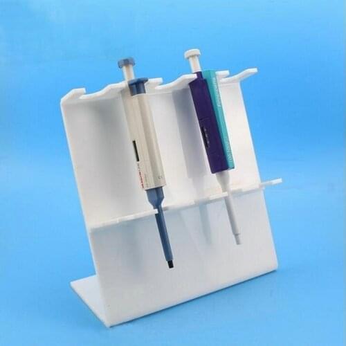 1pcs Z-shaped PMMA frame plexiglass pipette rack pipettor stander, pipette gun holder different colors for selection