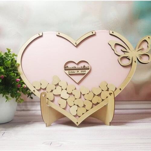 Wedding guest book drop Box,Guest Book, Guest Book Hearts, Unique Wedding Sign Wedding Guest Book Alternative, Guest book