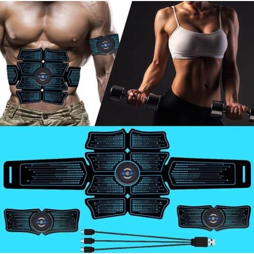 Abdomen Muscle Trainer Stimulator Electrostimulator Toner Home Gym Abs Wireless Vibration Body Slimming Sport Fitness Equipment