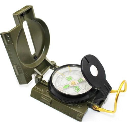 Outdoor Camping Compass Travel Portable Carabiner Map Tool Metal Multifunction Compass Pocket Outdoor Compass Emergency Tool