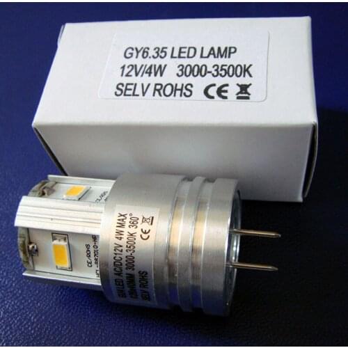 High quality AC/DC12V GY6.35 led lamps,G6 LED bulb AC12V GY6.35 led Downlights,GY6.35 Led crystal light free shipping 20pcs/lot