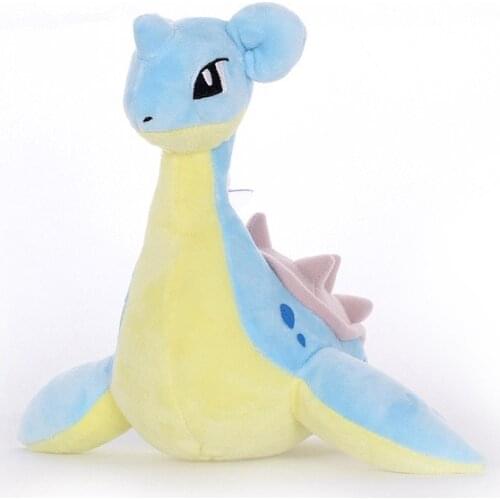 1pcs 20cm Lapras Plush Toys Doll Cute Anime Lapras Pendant Soft Stuffed Animals Toys Doll Gifts for Children