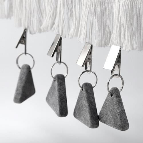 4Pcs Marble Hooks Tablecloth Clips Non Slip Table Cover Hanger Pendant Tablecloth Weights Hanging Clamps for Party Table Covers