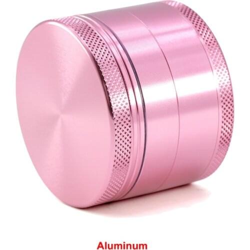4 layers tobacco herb grinder aluminum zinc alloy 40mm hemp mill for spice Smoking Pipe Accessories