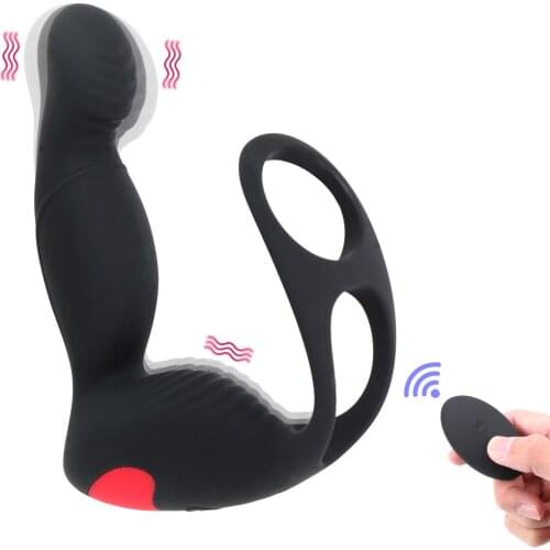 9 Mode Butt Plug Massager for men Anal Vibrator Prostate Stimulator Delay Ejaculation Erotic Adult Products Sex Toys